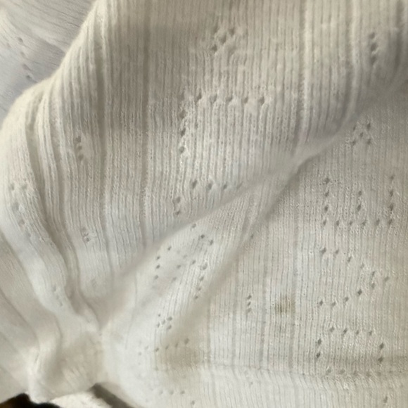 Aerie White Off Duty Pointelle Tank Top and Trouser PJ Pajama Set - Picture 5 of 9